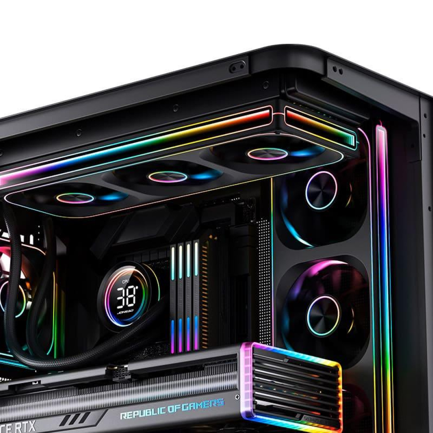 СВО Jonsbo TH-360 Black (Intel LGA 1200/115X/17XX/1851; AMD AM4/AM5) (TH-360 Black)