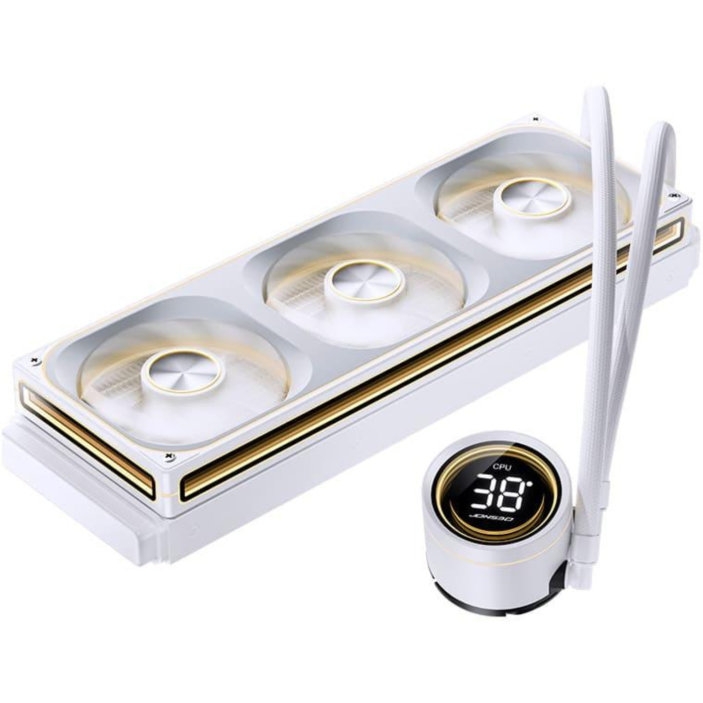 СВО Jonsbo TH-360 White (Intel LGA 1200/115X/17XX/1851; AMD AM4/AM5) (TH-360 White)