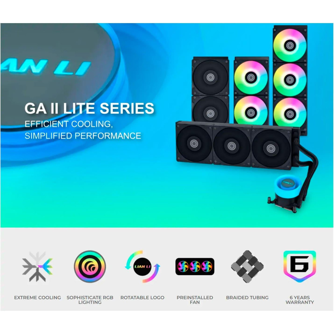 СВО Lian Li GA II Lite 360 RGB Black (G89.GA2L36RB.00)