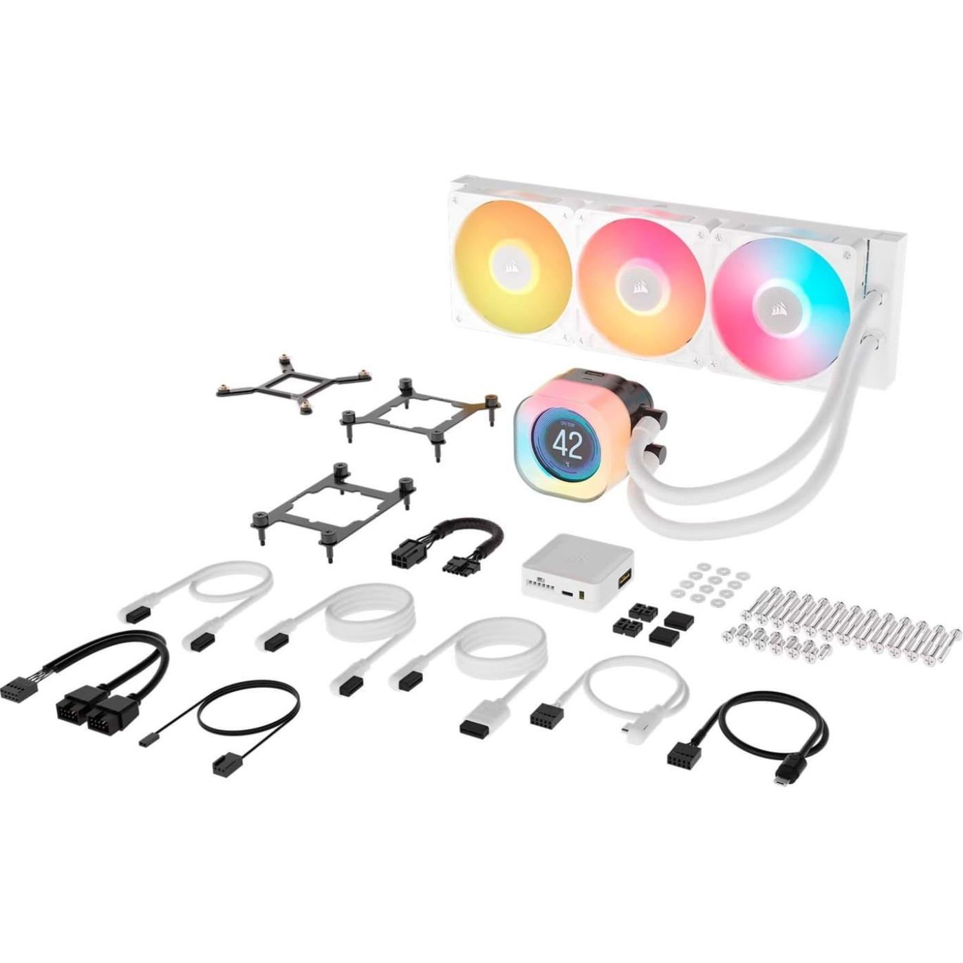 СВО Corsair iCUE LINK TITAN 360 RX LCD White (CW-9061026-WW)