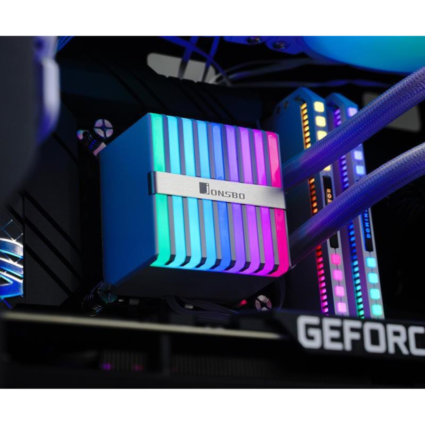 СВО Jonsbo HXW-240 ARGB White (Intel LGA1700/1200/115X/2011; AMD AM4/AM5/4PIN PWM) (HXW-240 ARGB White) Б/в,U1