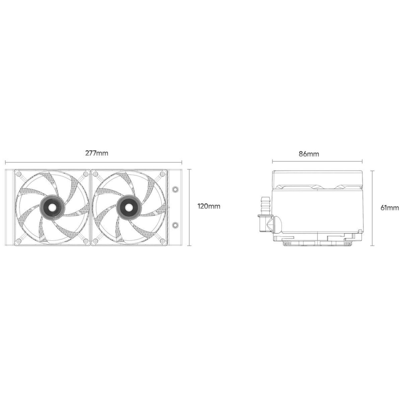 СВО OCYPUS DELTA L24 BK ARGB V2 (DELTA-L24-BK2AAWNN02X-GL)