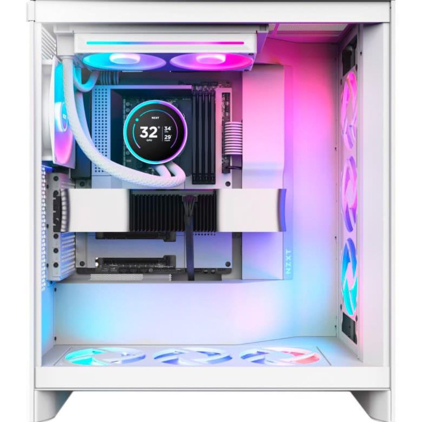 СВО NZXT Kraken Elite 240 RGB White (RL-KR24E-W2)