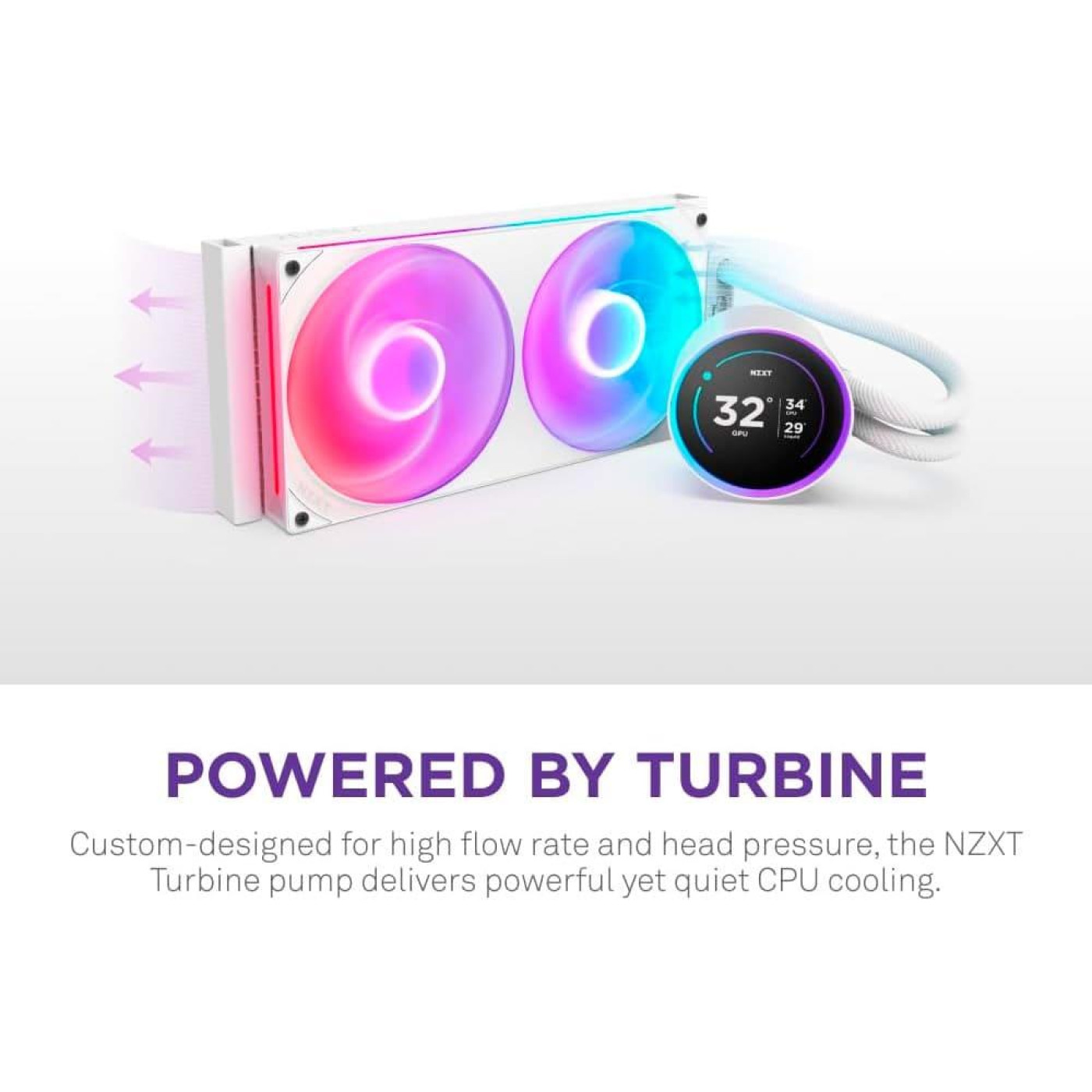 СВО NZXT Kraken Elite 280 RGB White (RL-KR28E-W2)