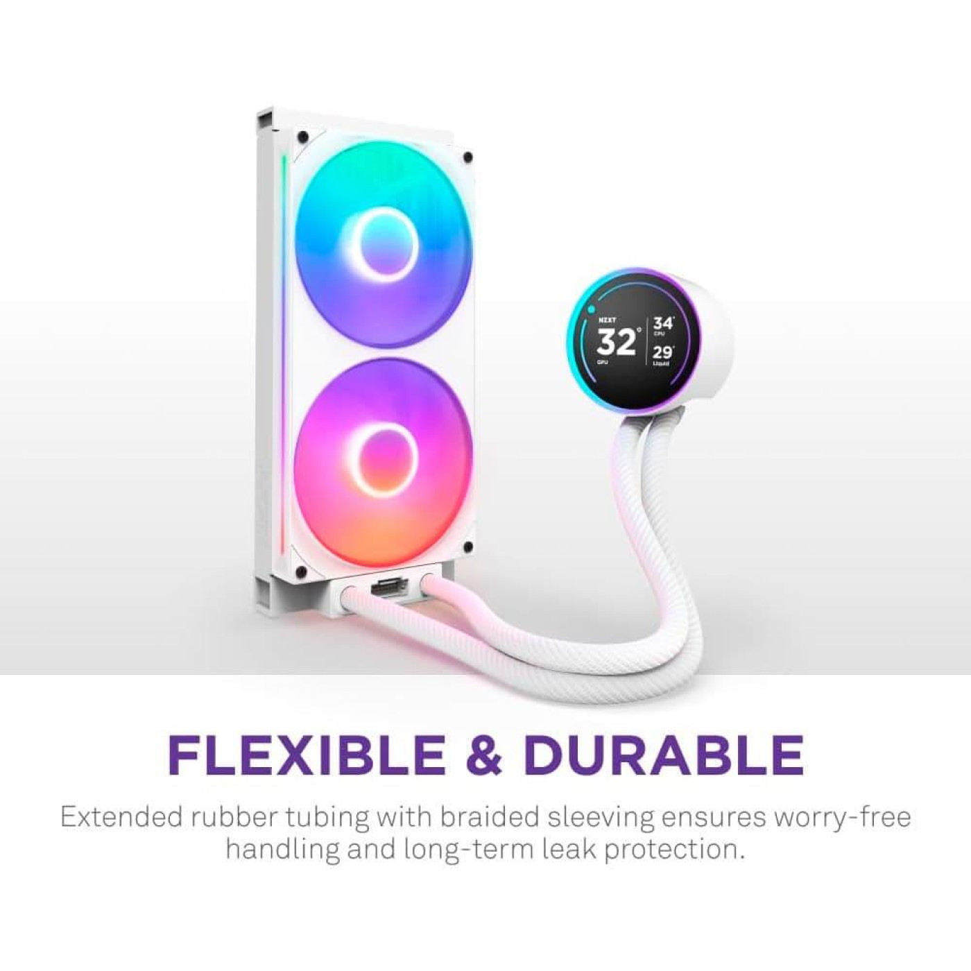 СВО NZXT Kraken Elite 280 RGB White (RL-KR28E-W2)