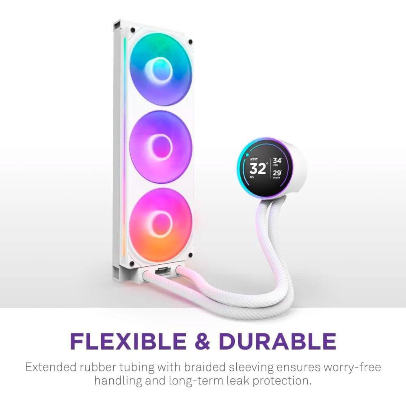 СВО NZXT Kraken Elite 360 RGB White (RL-KR36E-W2)