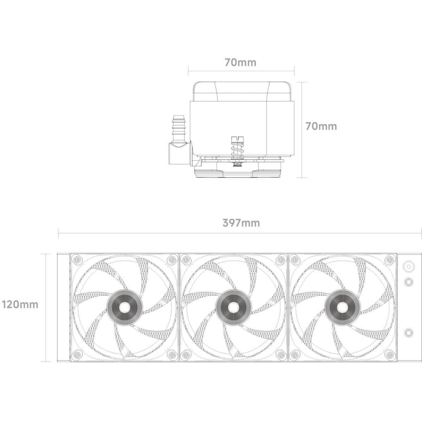 СВО OCYPUS IOTA L36 360мм WH (IOTA-L36-WH3ANWNN00X-GL)
