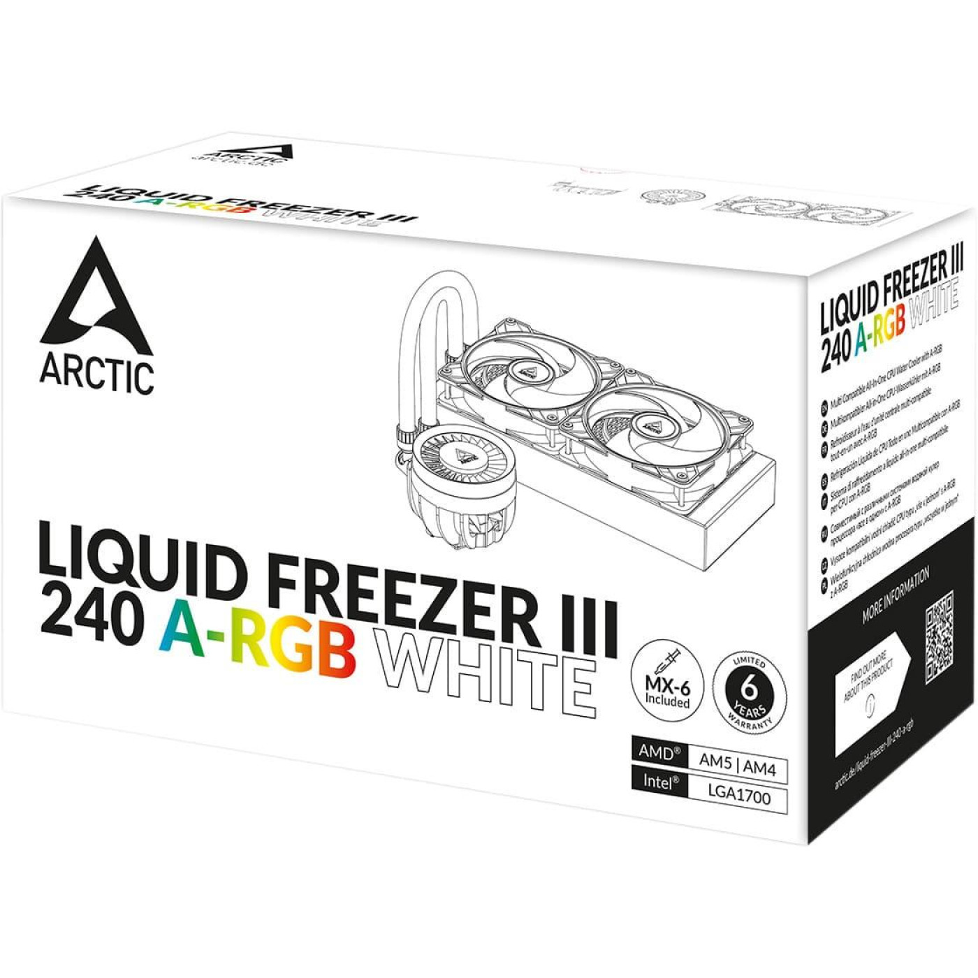 СВО Arctic Liquid Freezer III 240 A-RGB White (ACFRE00150A)