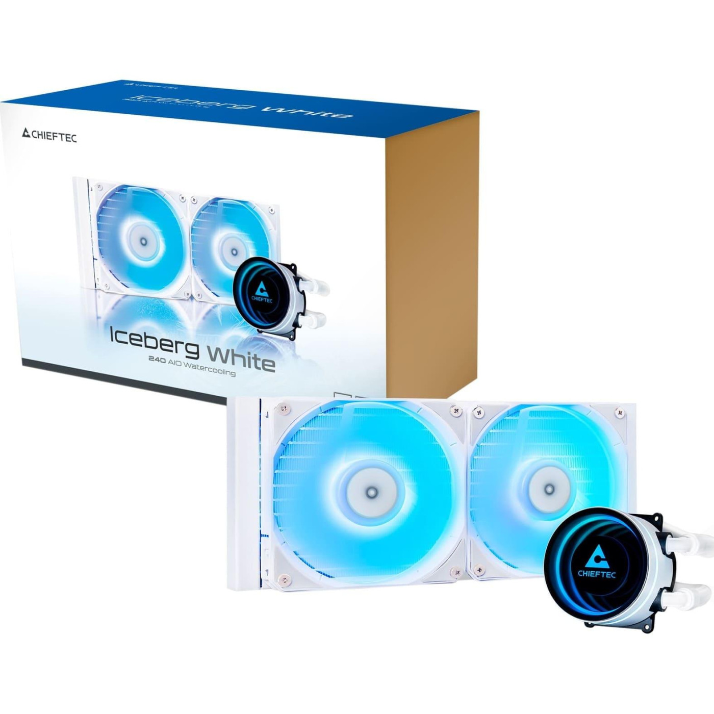 СВО Chieftec Iceberg 240 ARGB White (CLC-240-RGB-W)