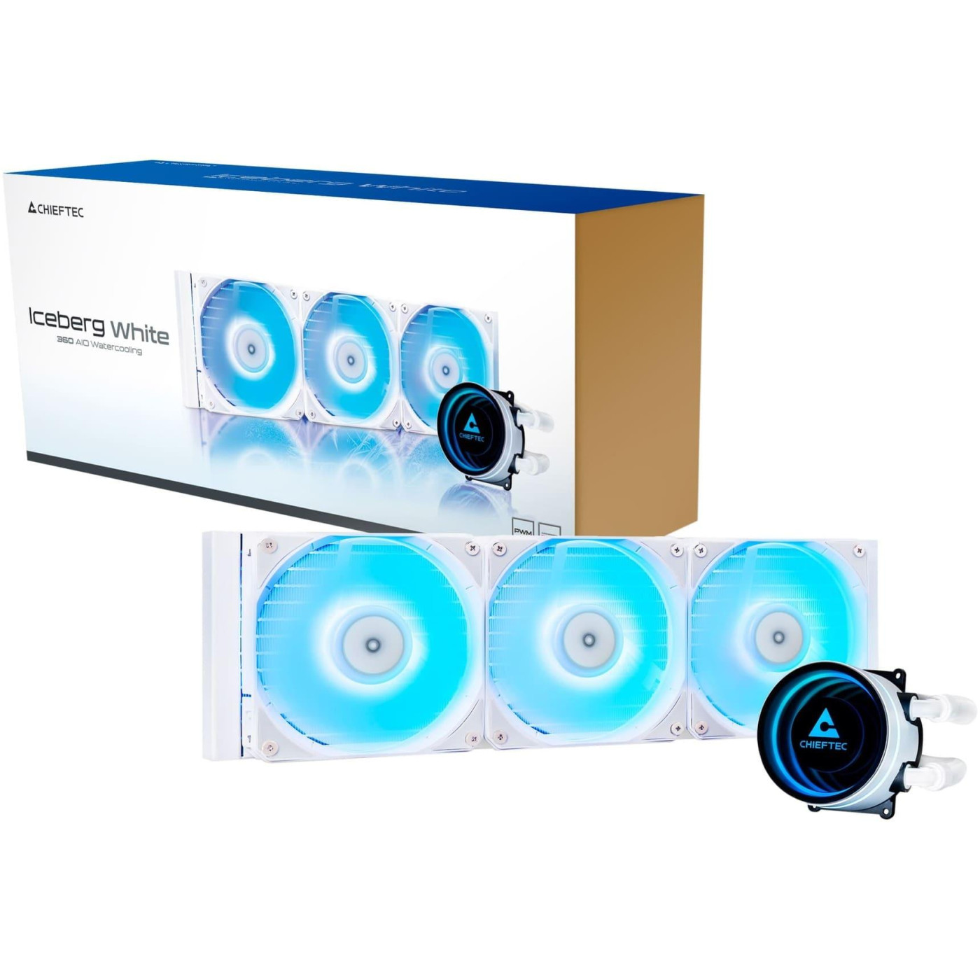 СВО Chieftec Iceberg 360 ARGB White (CLC-360-RGB-W)