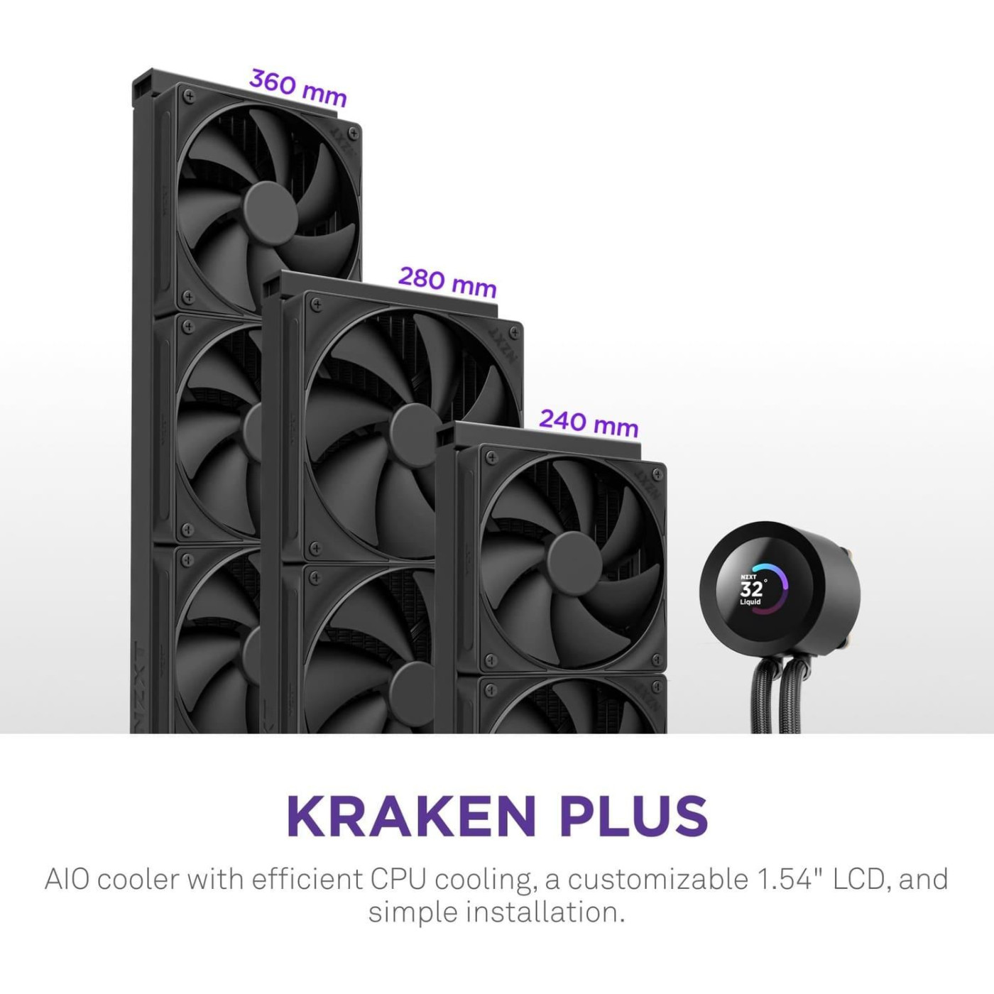 СВО NZXT Kraken Plus 240 Black (RL-KN240-B2)