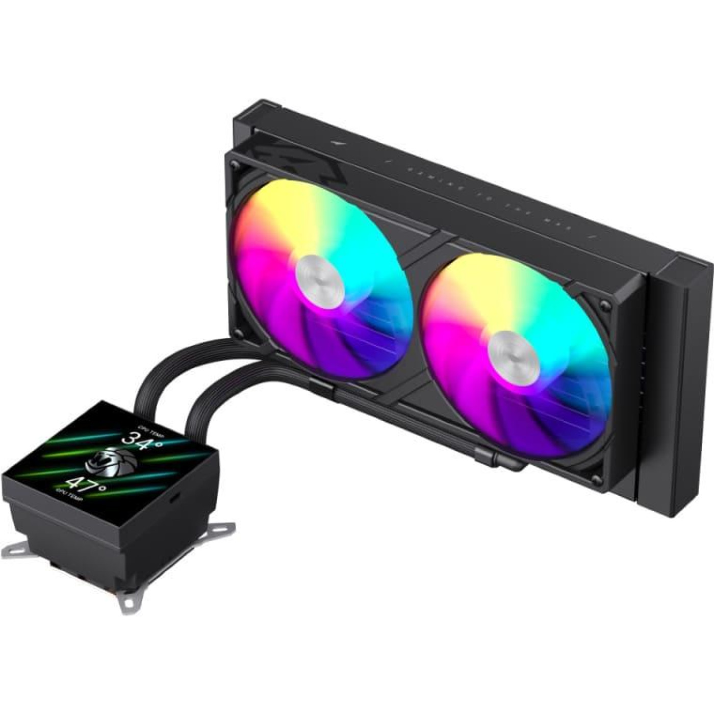 СВО GameMax Glacier 240 LCD Black (GLACIER 240 LCD BK)