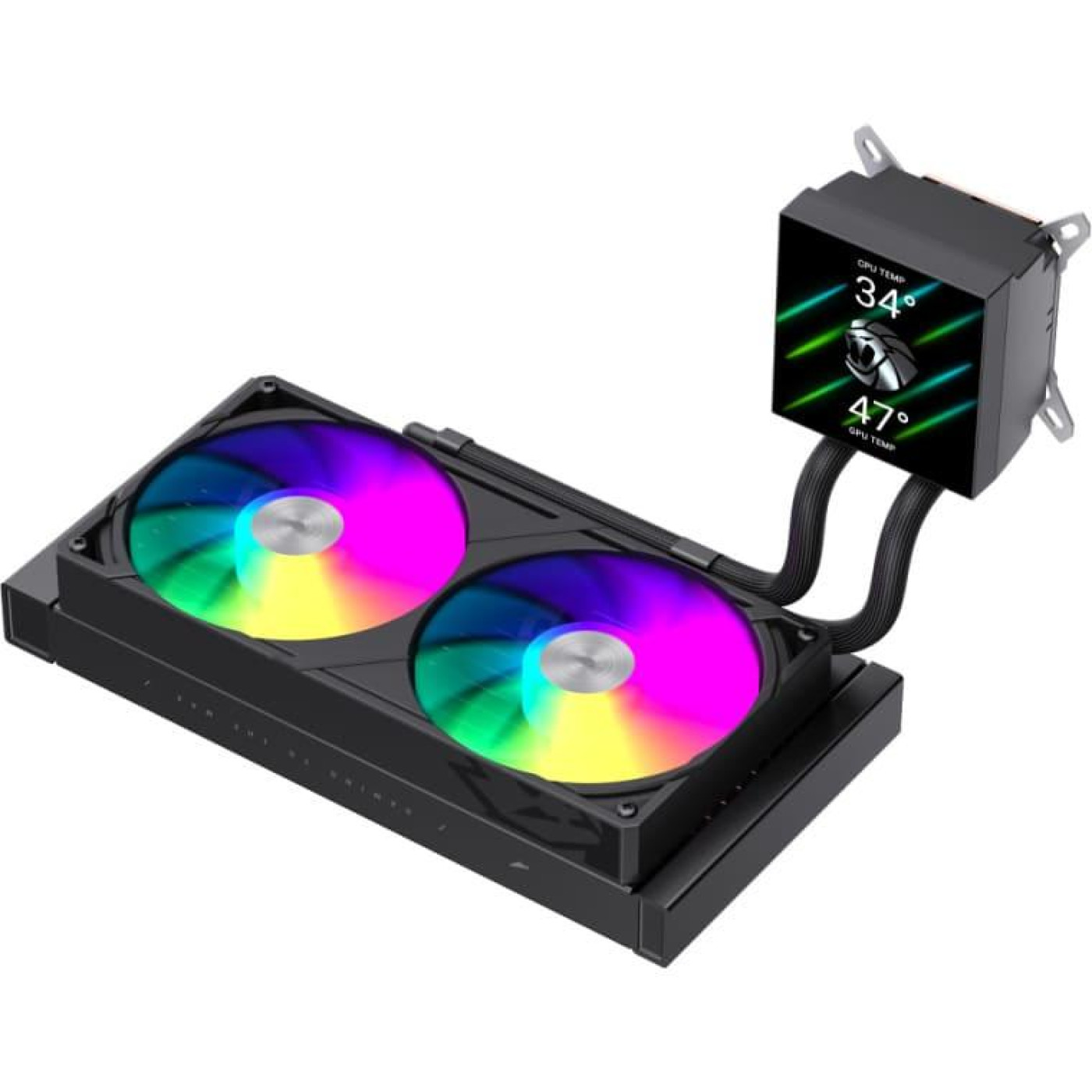 СВО GameMax Glacier 240 LCD Black (GLACIER 240 LCD BK)