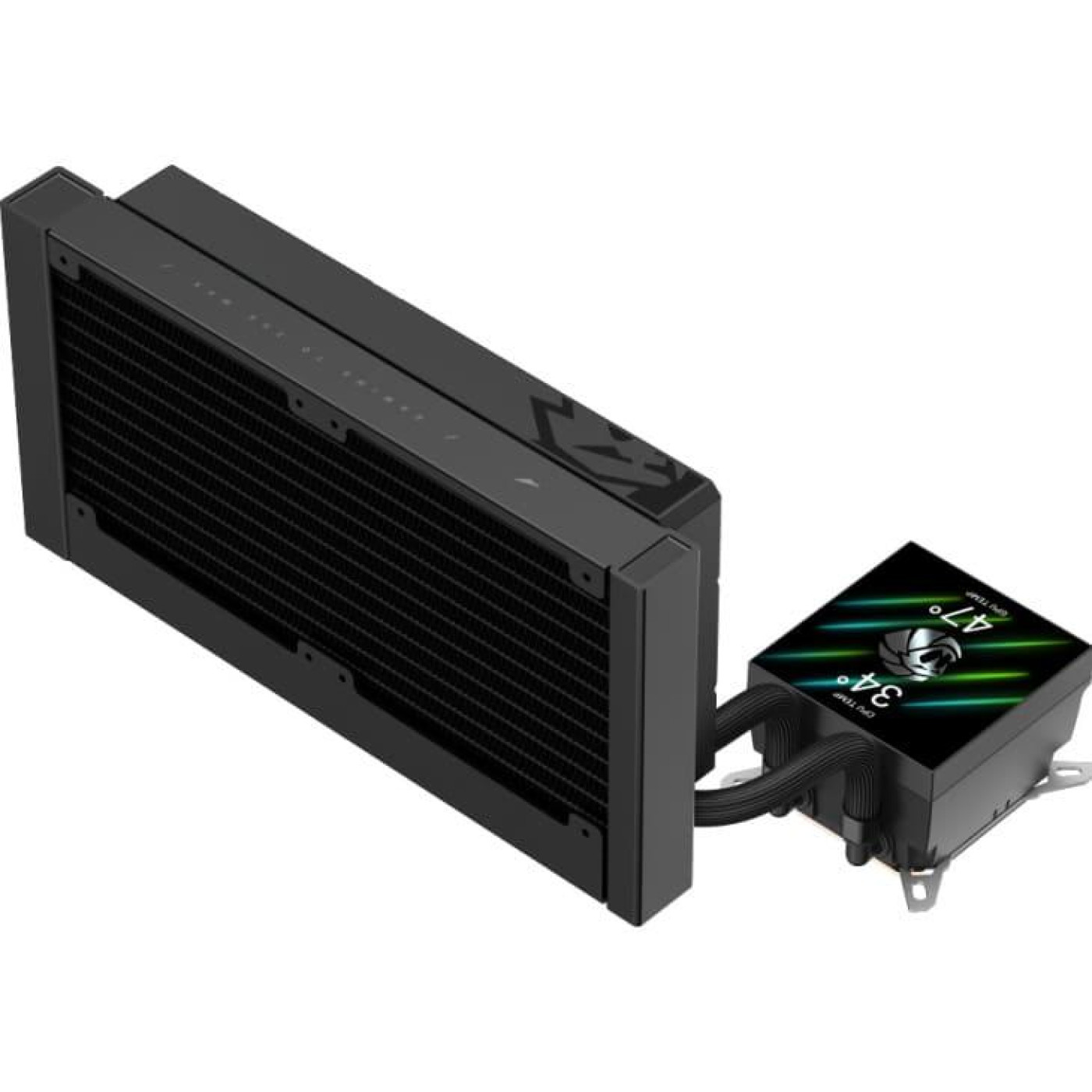 СВО GameMax Glacier 240 LCD Black (GLACIER 240 LCD BK)