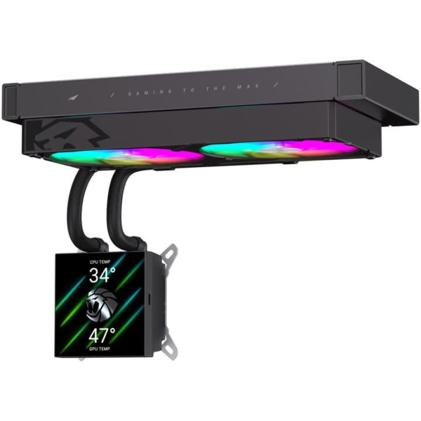 СВО GameMax Glacier 240 LCD Black (GLACIER 240 LCD BK)