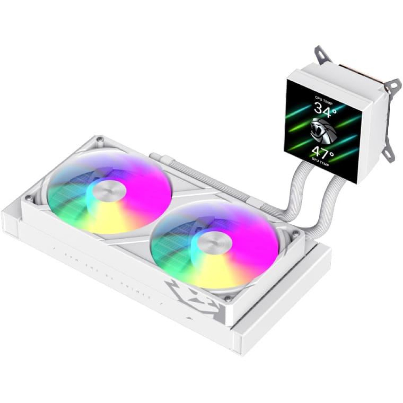 СВО GameMax Glacier 240 LCD White (GLACIER 240 LCD WH)