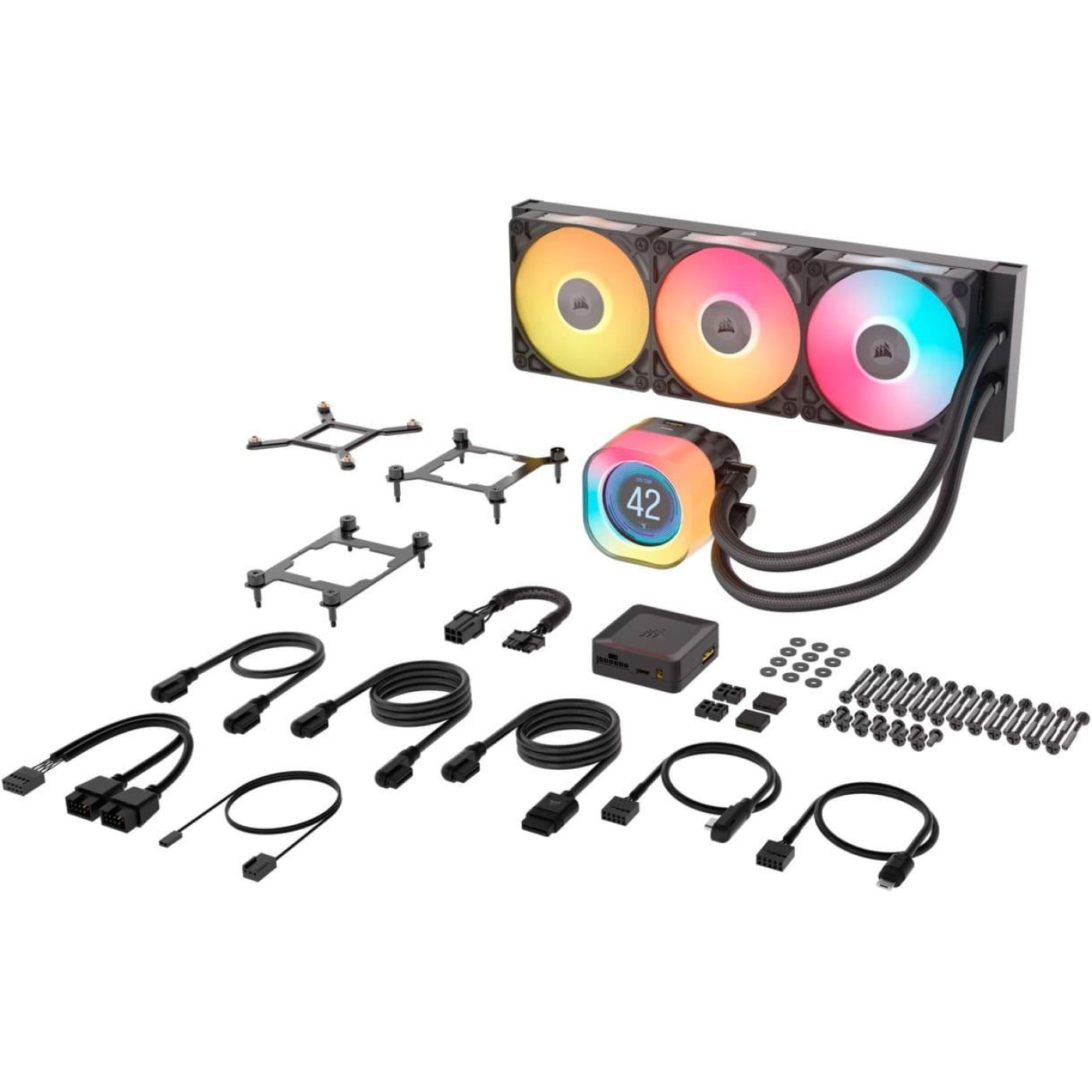 СВО Corsair iCUE LINK TITAN 360 RX LCD Black (CW-9061023-WW)