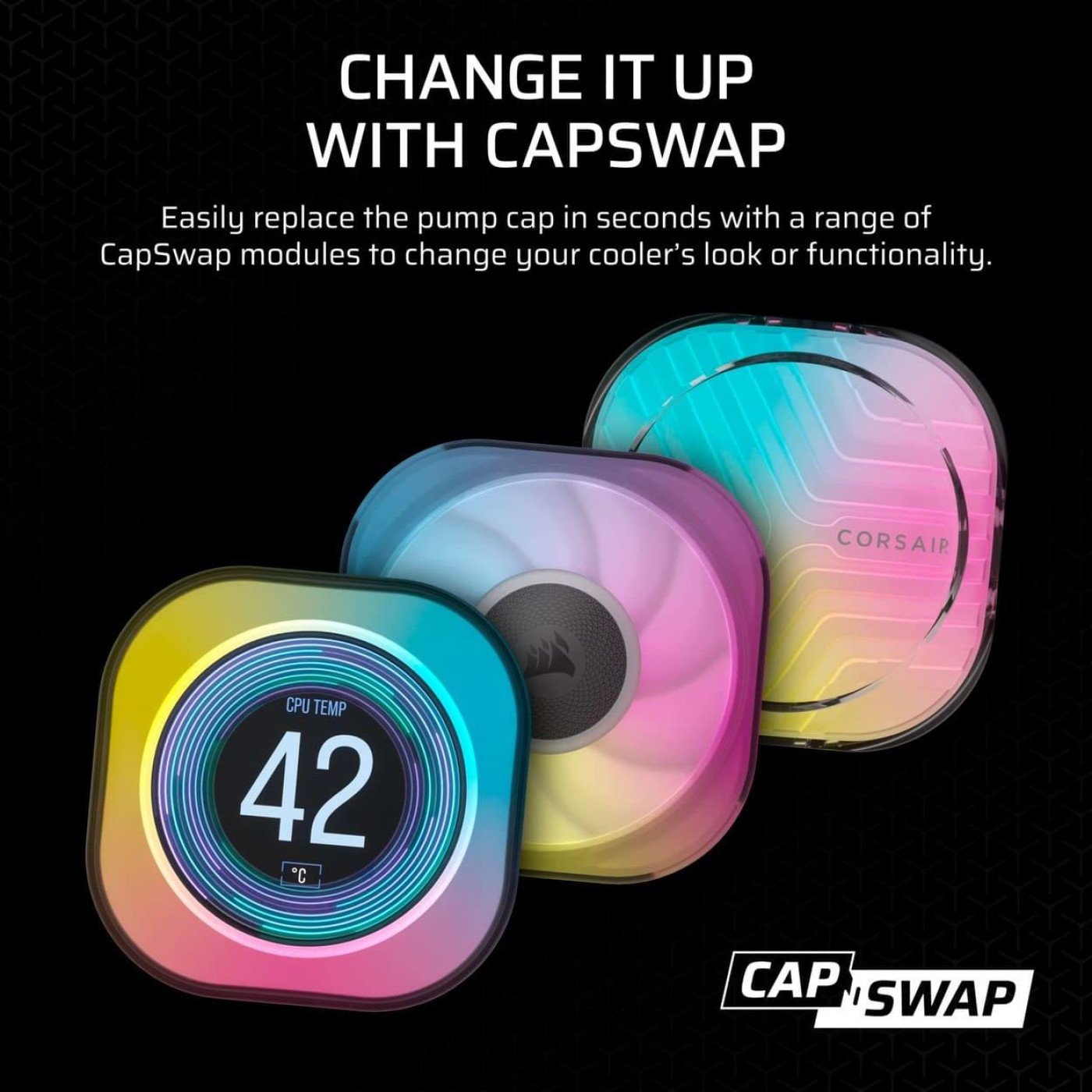 СВО Corsair iCUE LINK TITAN 360 RX LCD Black (CW-9061023-WW)