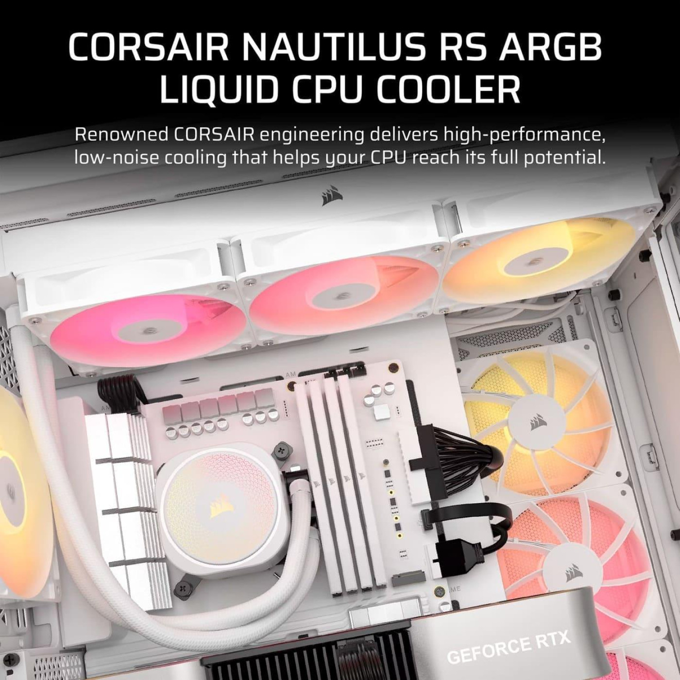 СВО Corsair NAUTILUS 240 RS ARGB White (CW-9060094-WW)