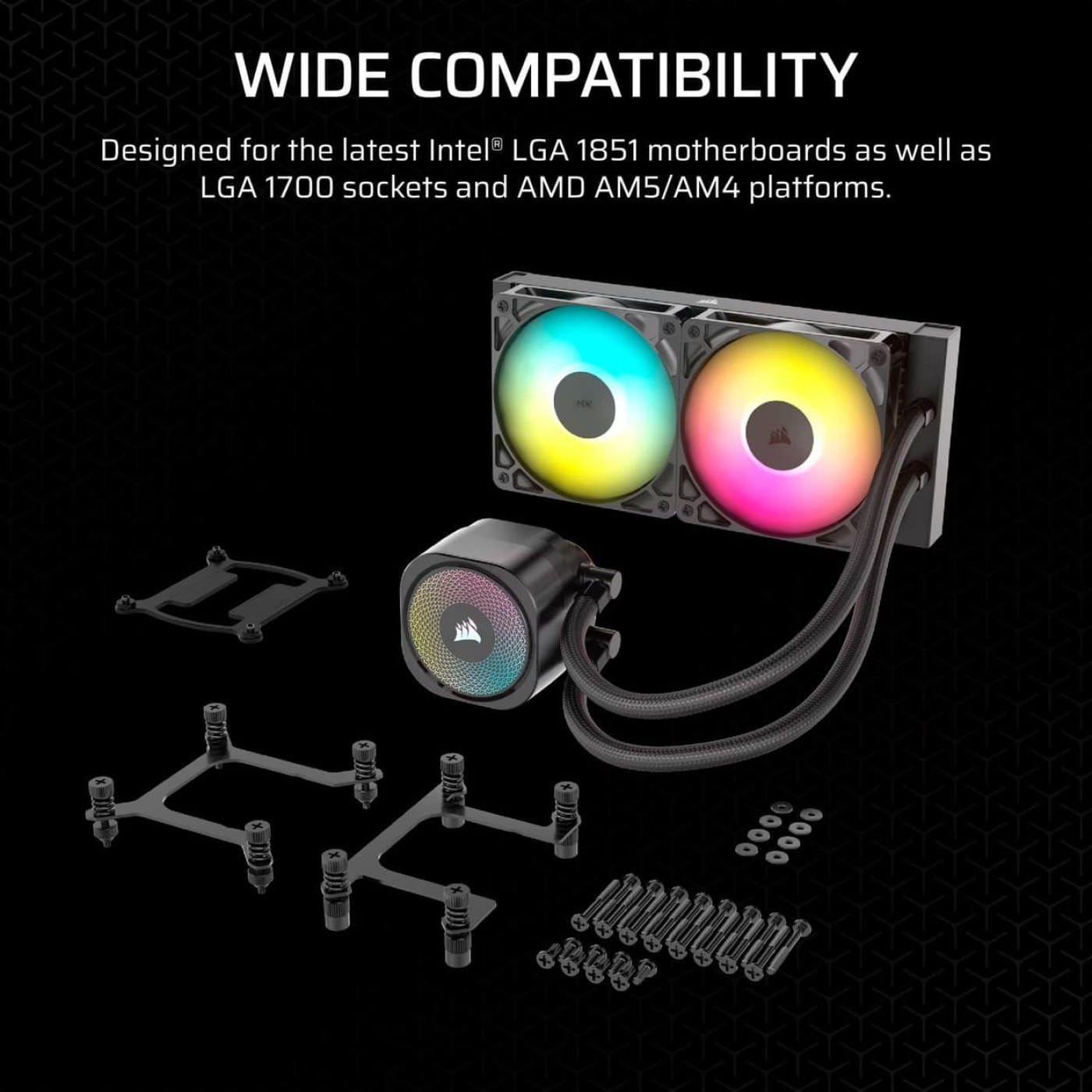 СВО Corsair NAUTILUS 240 RS ARGB Black (CW-9060092-WW)