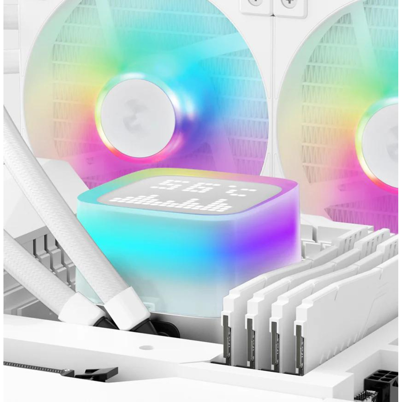 СВО Deepcool LP240 ARGB White (R-LP240-WHMSMC-G-1)