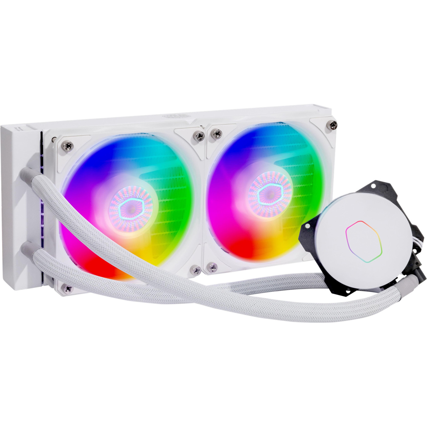 СВО Cooler Master MasterLiquid ML240L V2 ARGB White (MLW-D24M-A18PW-RW) Б/у