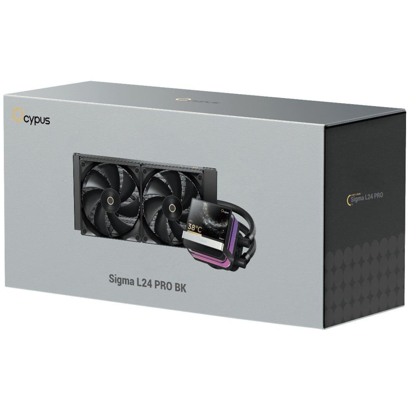 СВО Ocypus Sigma L24 PRO 240мм Black (SIGMA-L24-BK2ANWL00P-GL)