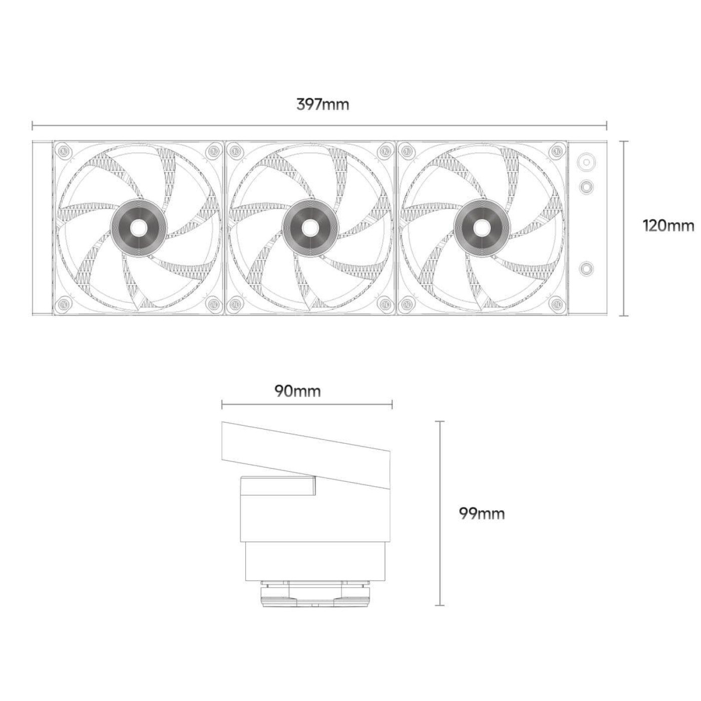СВО Ocypus Sigma L36 WH ARGB 360мм (SIGMA-L36-WH3AAWWN00X-GL)