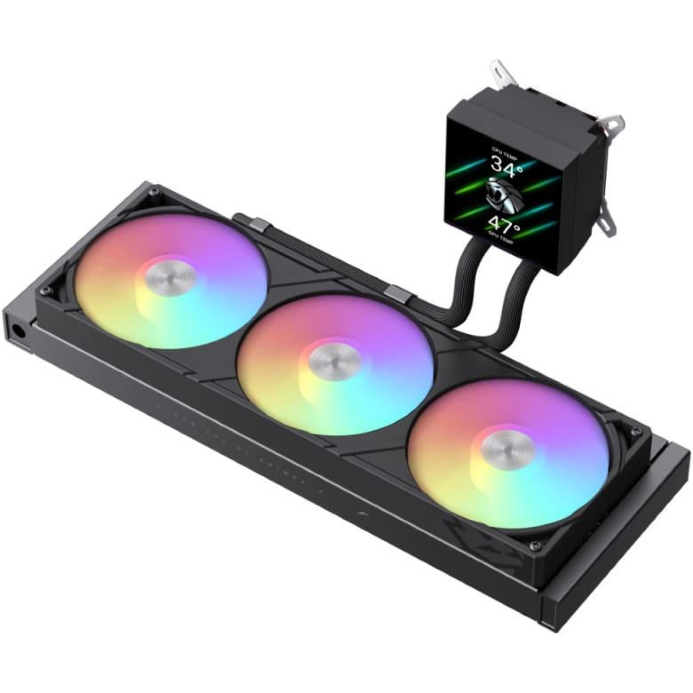 СВО GameMax Glacier 360 LCD Black (GLACIER 360 LCD BK)