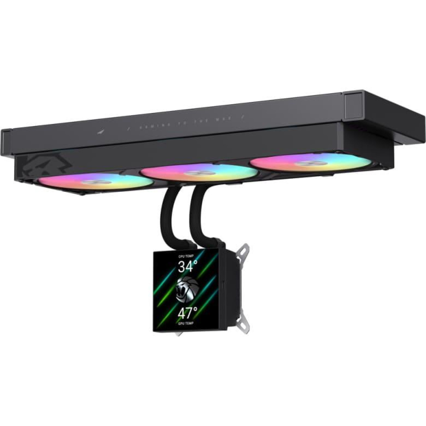 СВО GameMax Glacier 360 LCD Black (GLACIER 360 LCD BK)