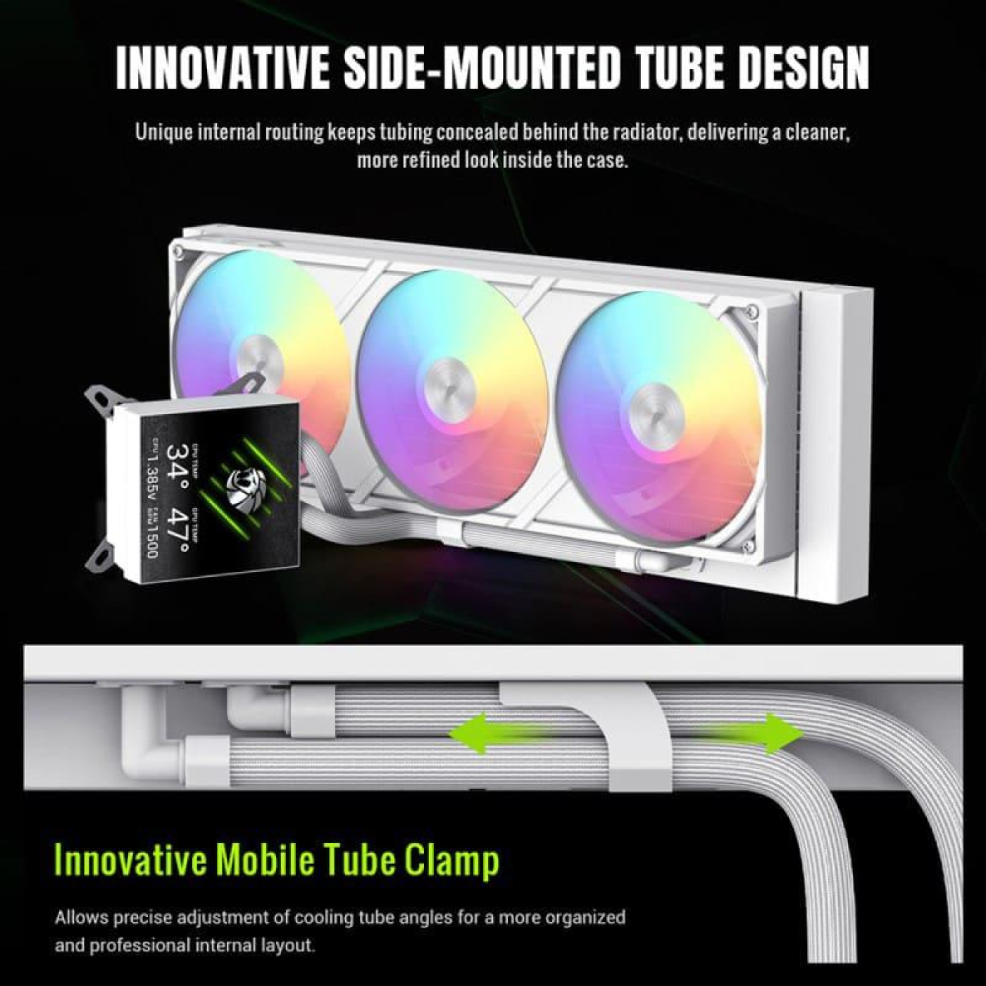 СВО GameMax Glacier 360 LCD White (GLACIER 360 LCD WH)