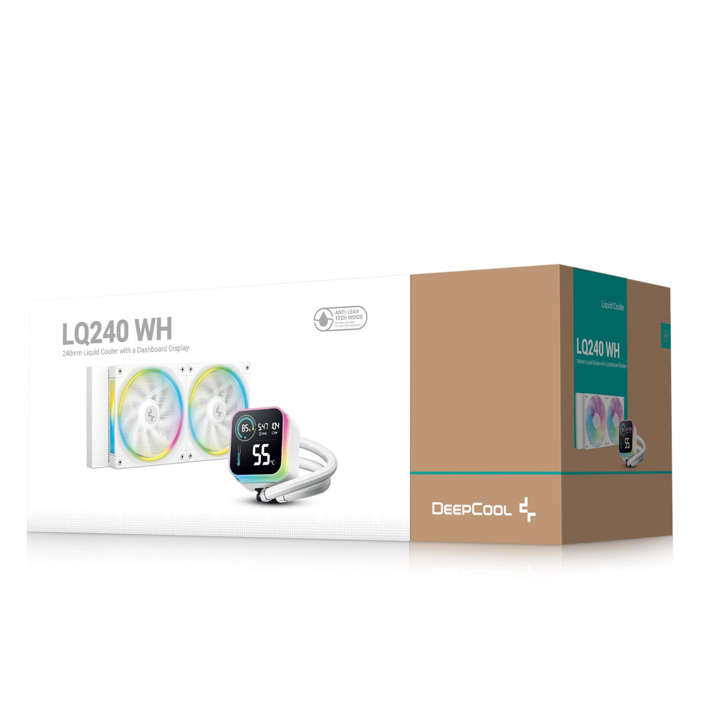 СВО DeepCool LQ240 White (R-LQ240-WHDSMC-G-1)