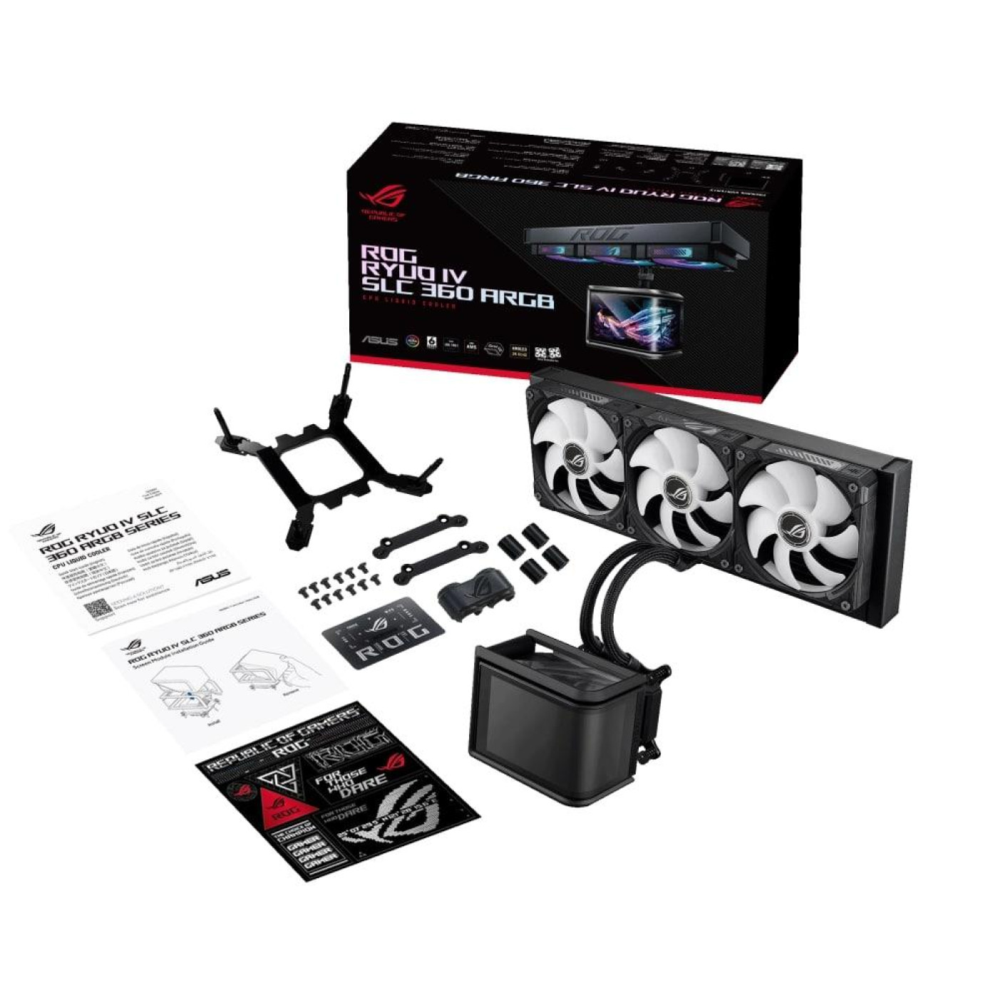 СВО ASUS ROG Ryuo IV SLC 360 ARGB Black (90RC0151-B0EAY0) U1