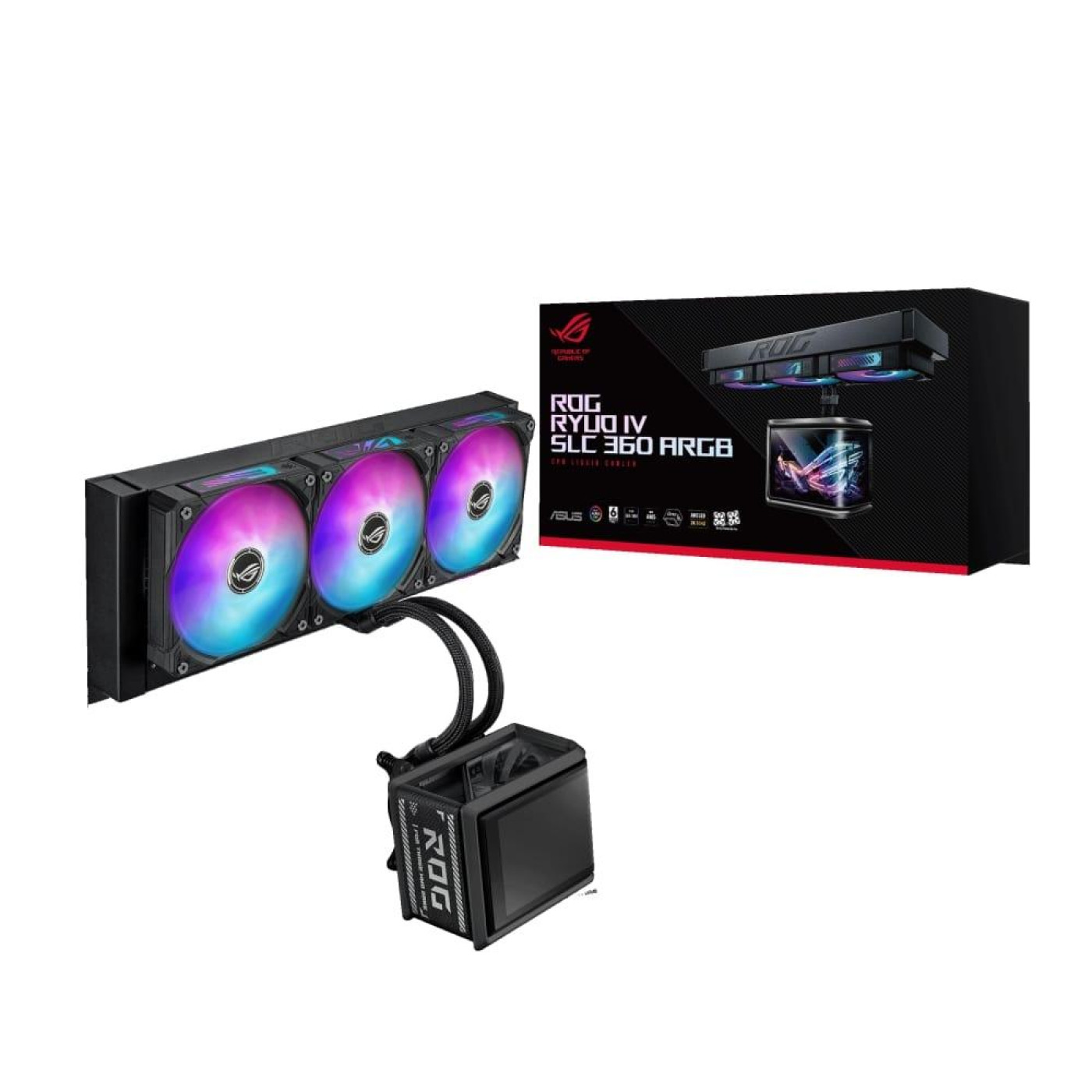 СВО ASUS ROG Ryuo IV SLC 360 ARGB Black (90RC0151-B0EAY0) U1