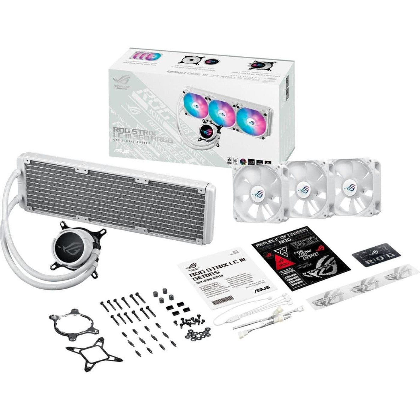 СВО ASUS ROG Strix LC III 360 ARGB White (90RC00T2-M0UAY0)