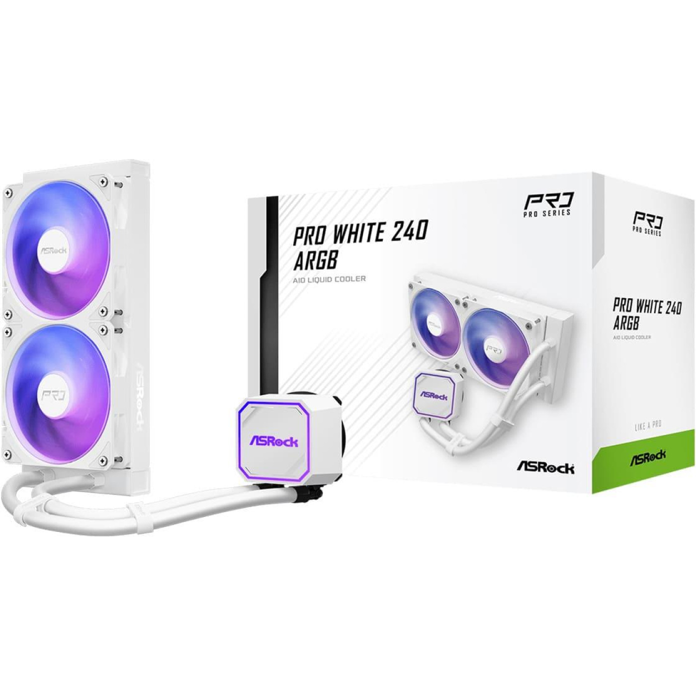 СВО ASRock Pro White 240 ARGB (Pro White 240 ARGB)