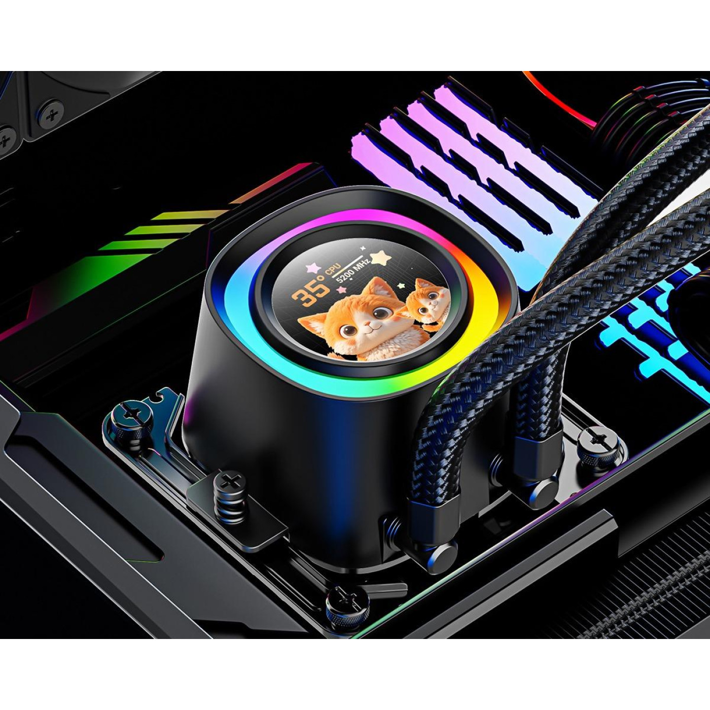 СВО ID-Cooling FX240 LCD (FX240 LCD)