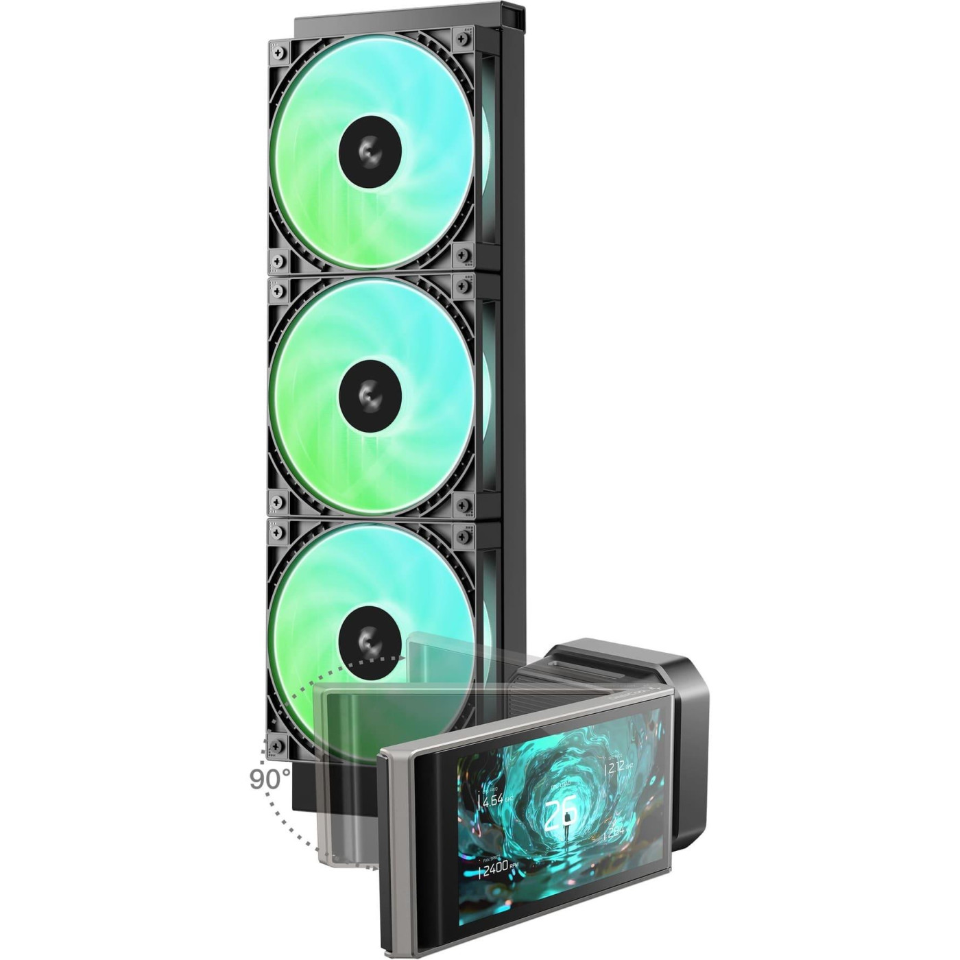 СВО Deepcool LT360 Vision ARGB Black (R-LT360VISION-BKAMMC-G-1)