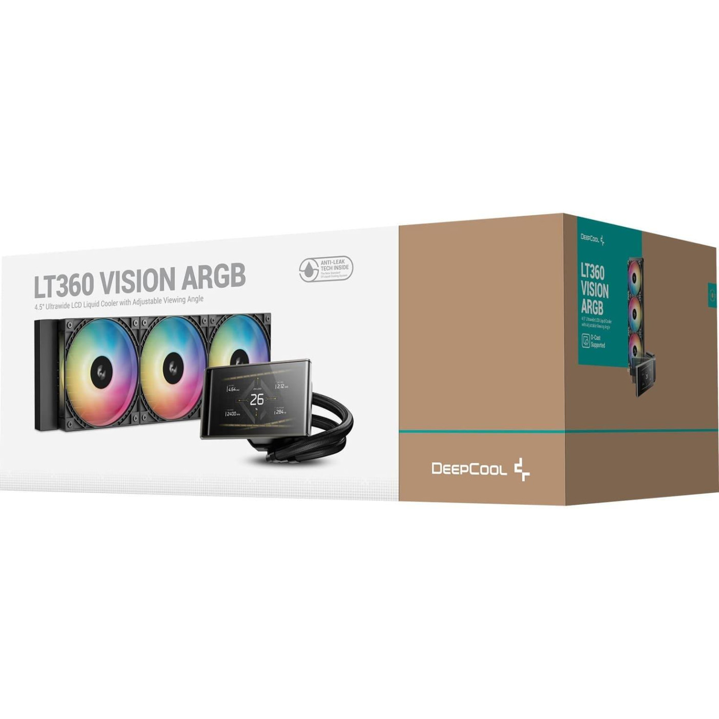 СВО Deepcool LT360 Vision ARGB Black (R-LT360VISION-BKAMMC-G-1)