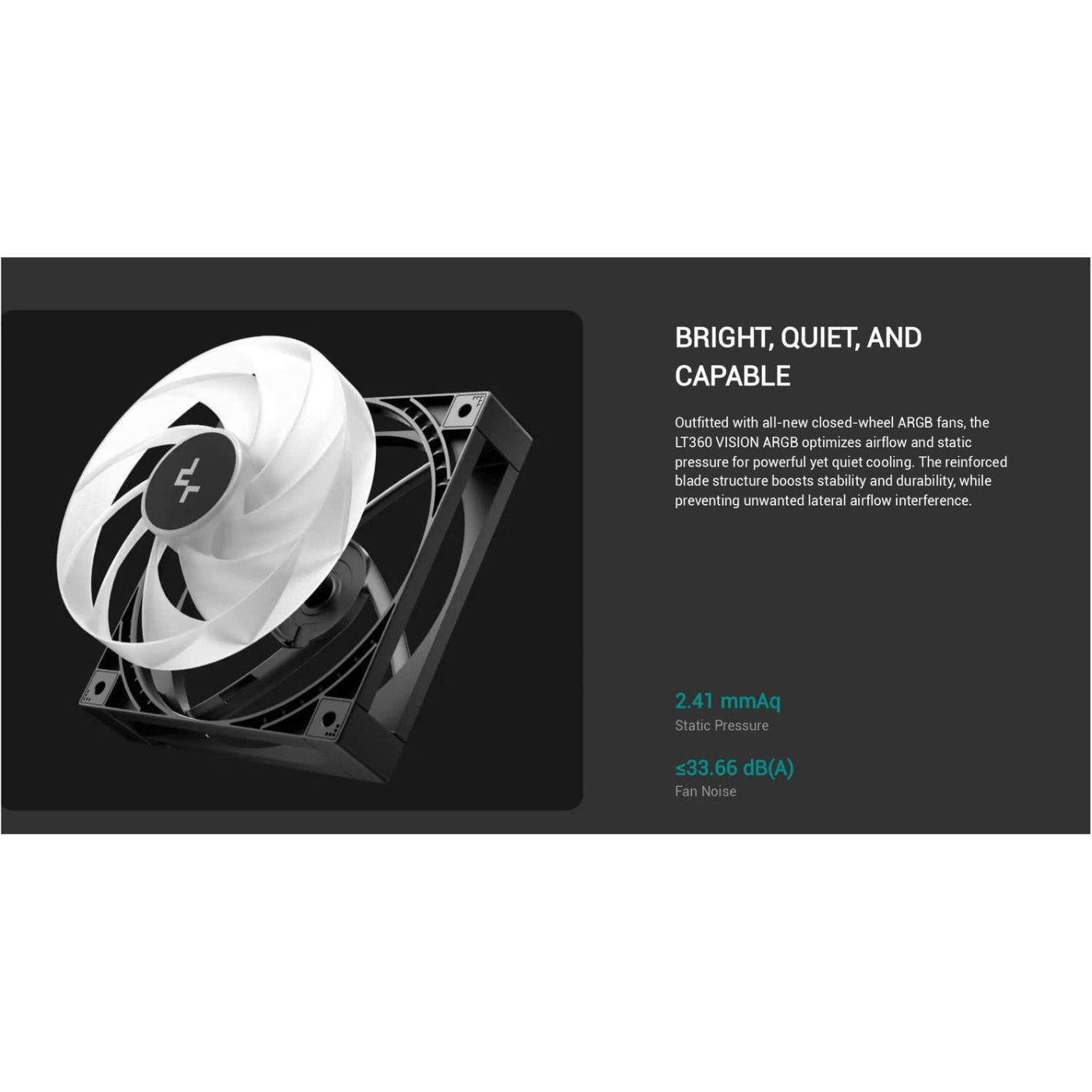 СВО Deepcool LT360 Vision ARGB Black (R-LT360VISION-BKAMMC-G-1)