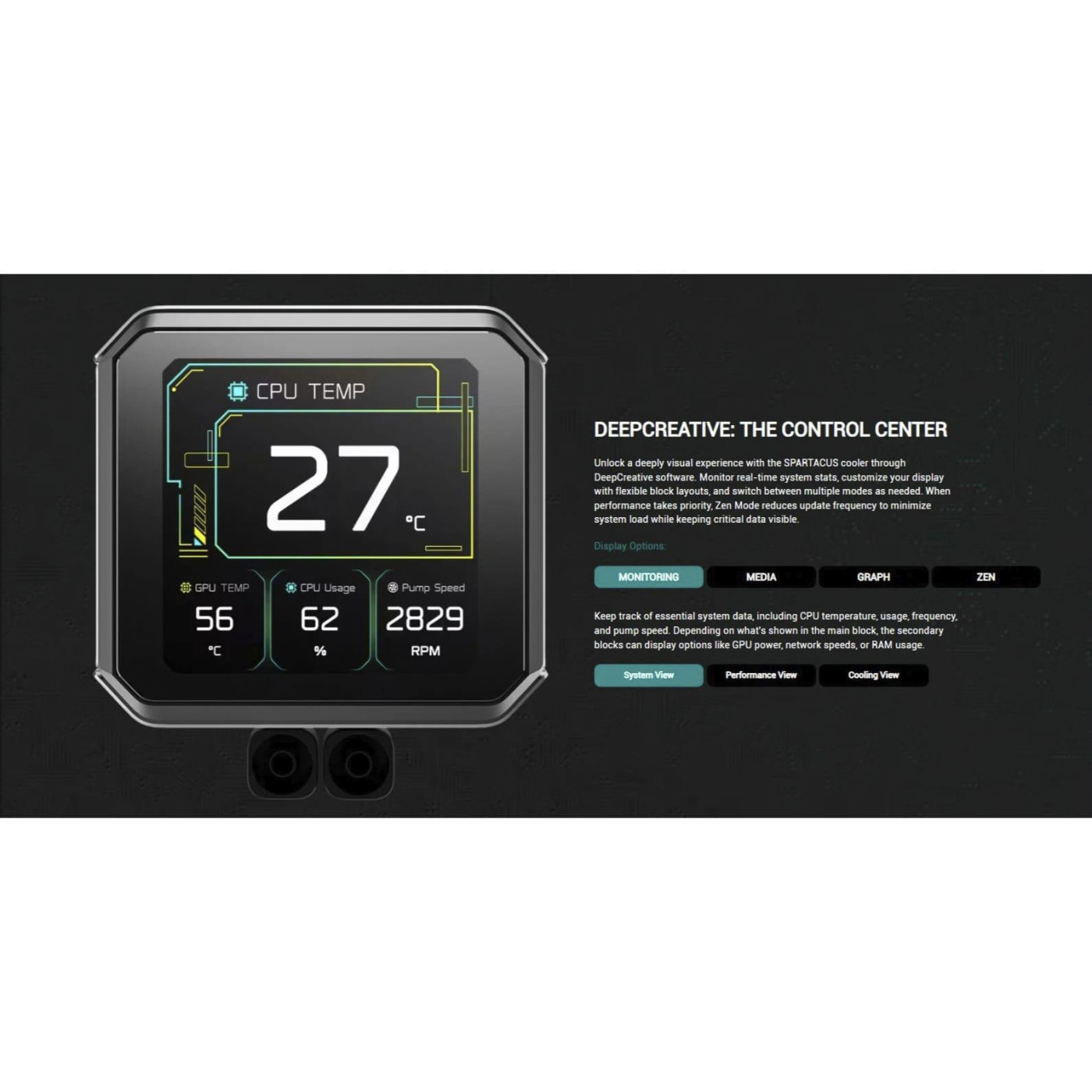 СВО Deepcool Spartacus 420 Black (R-SPT420-BKDSMP-G-1)