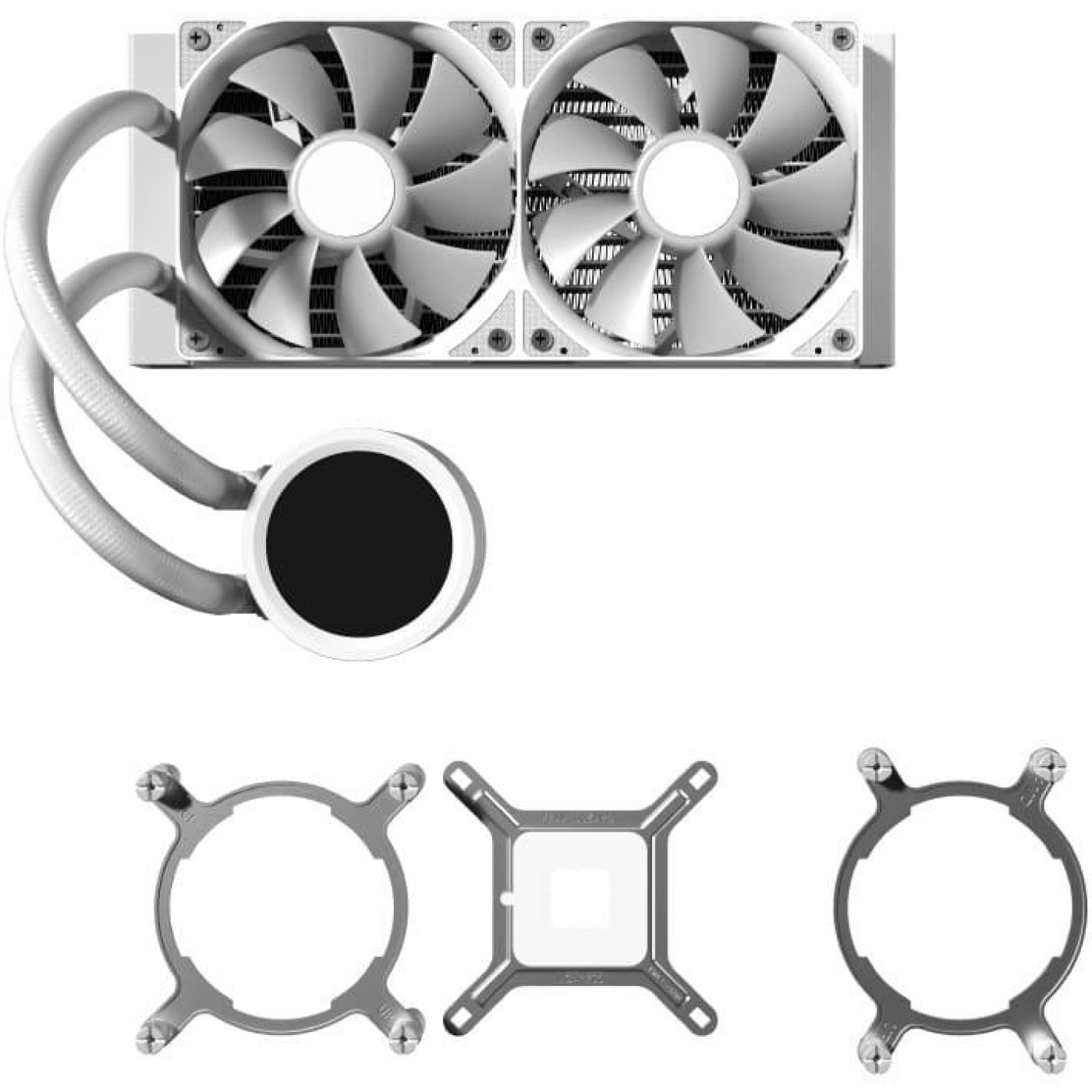 СВО Aerocool Abyss L240R Digi White (ACLA-AD24117.21)