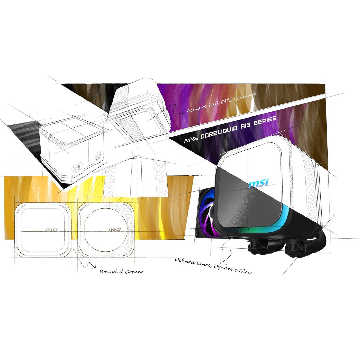 СВО MSI MAG CoreLiquid A13 240 (MAG CoreLiquid A13 240)