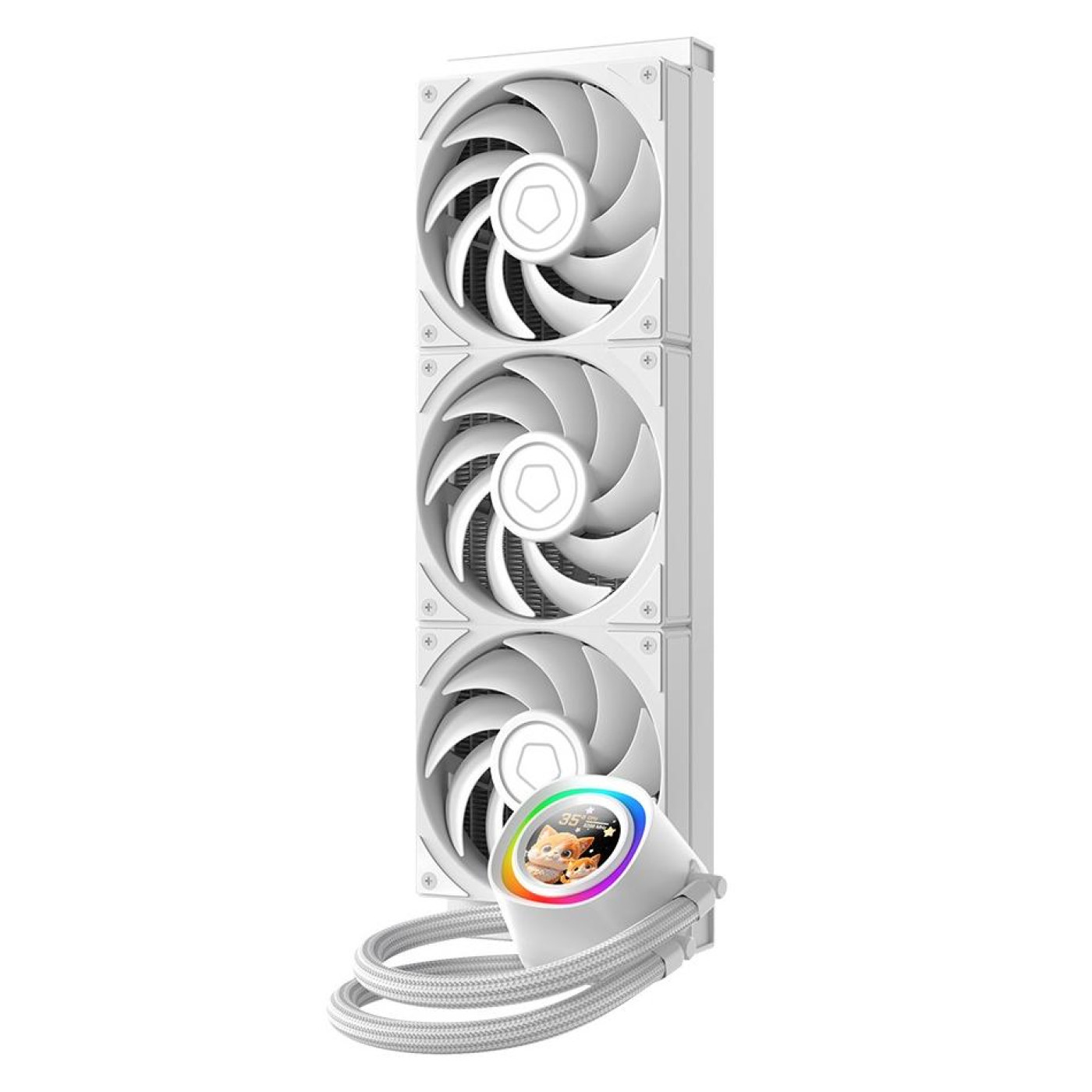 СВО ID-Cooling FX360 LCD PE White (FX360 LCD PE WHITE)
