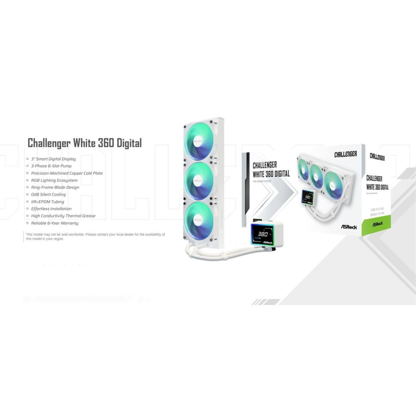 СВО AsRock Challenger White 360 Digital (CHALLENGER WHITE 360 DIGITAL)