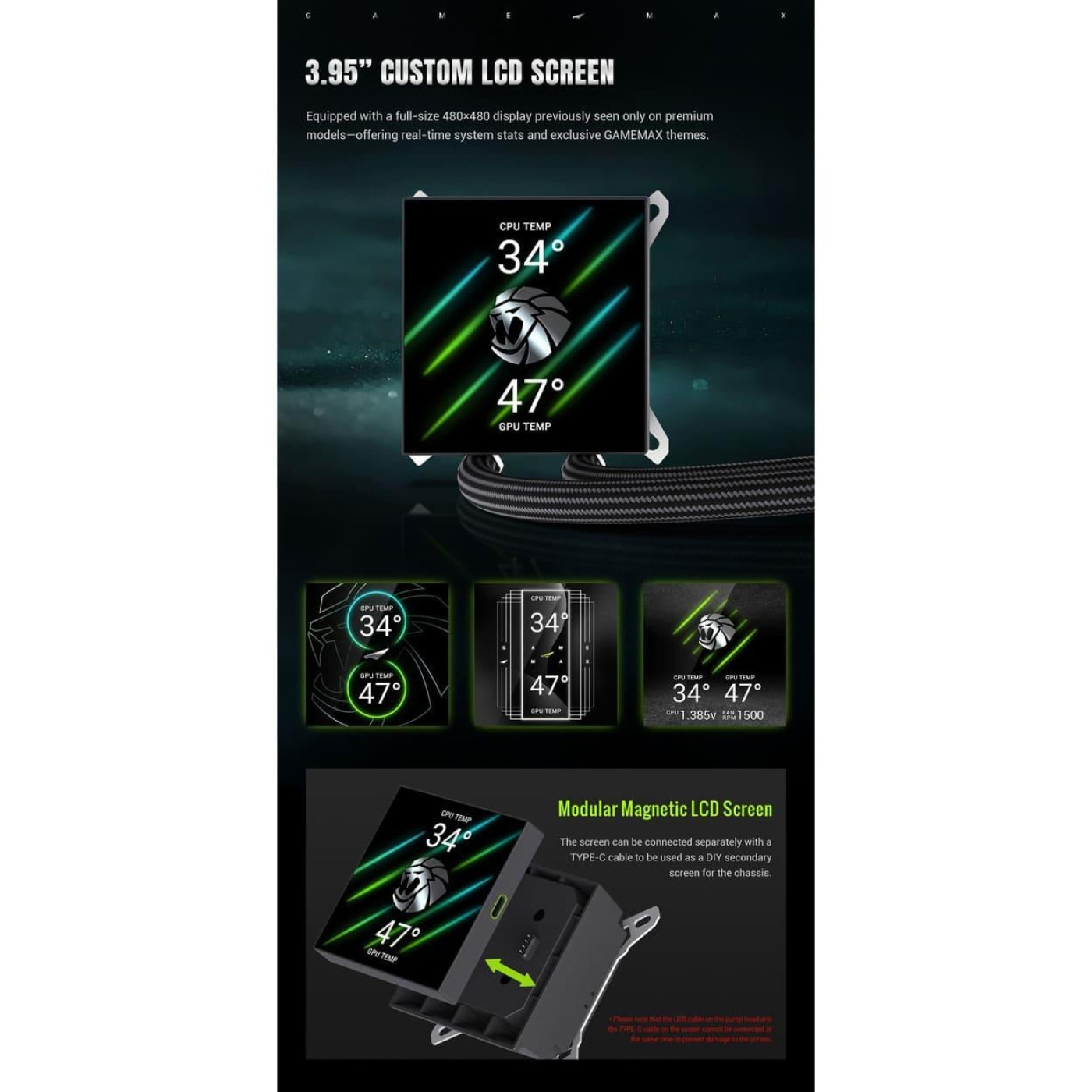 СВО GameMax HAILSTORM 360 BK (HAILSTORM 360 BK)