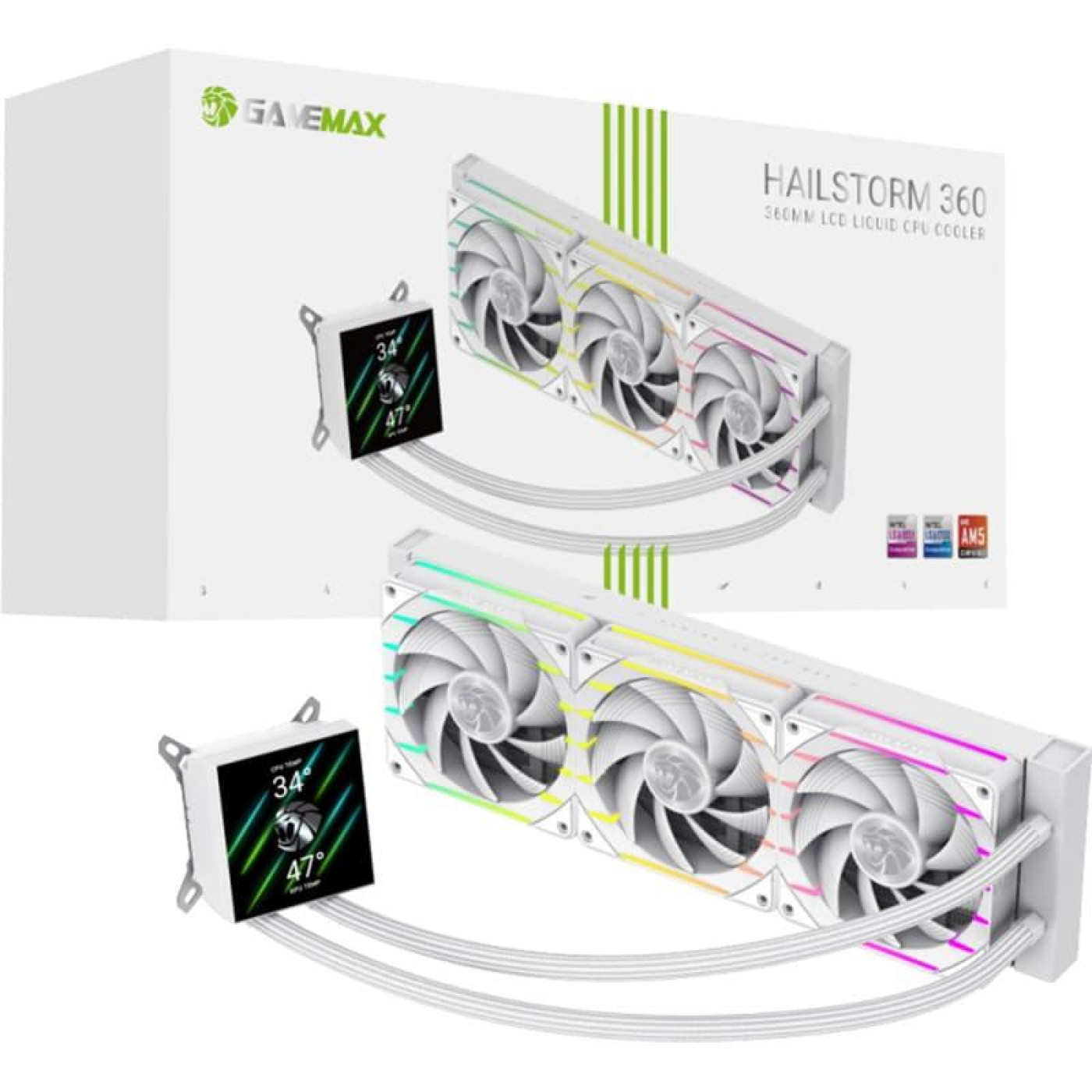 СВО GameMax HAILSTORM 360 WH (HAILSTORM 360 WH)