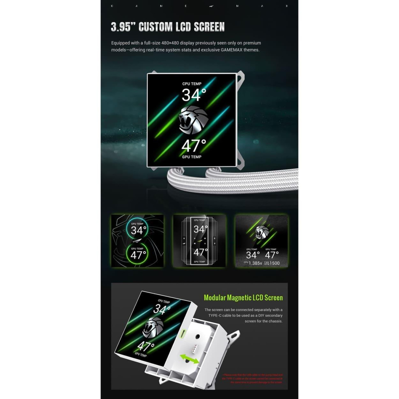 СВО GameMax HAILSTORM 360 WH (HAILSTORM 360 WH)