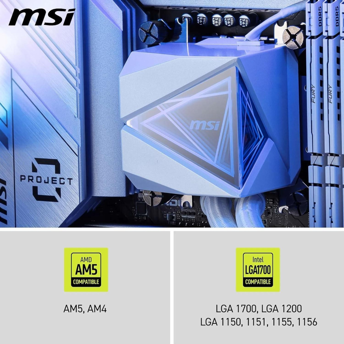 СВО MSI MAG CoreLiquid I360 White (MAG CORELIQUID I360 WHITE)