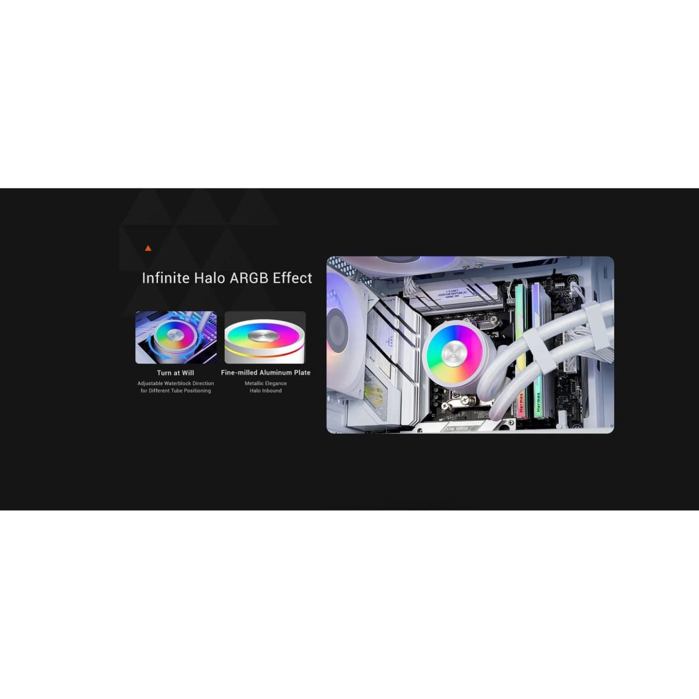 СВО PcCooler PсCOOLER DA360 PRO ARGB White (DA360Pro-WHAWXX-GL)